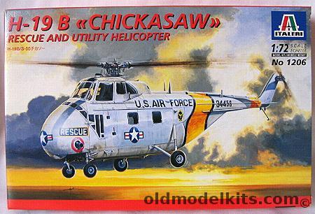 Italeri 1/72 H-19B Chickasaw - USAF Rescue Service 1957 or USAF 1959, 1206 plastic model kit